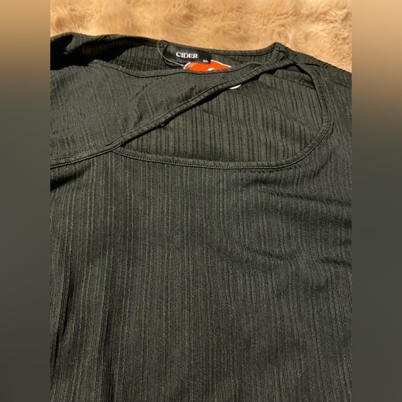 NWT Cider Clothing long sleeve Bodysuit 🖤1XL - Picture 2 of 7